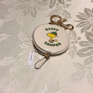 NWT, Coach X, Peanuts Happy Camper Coin Purse